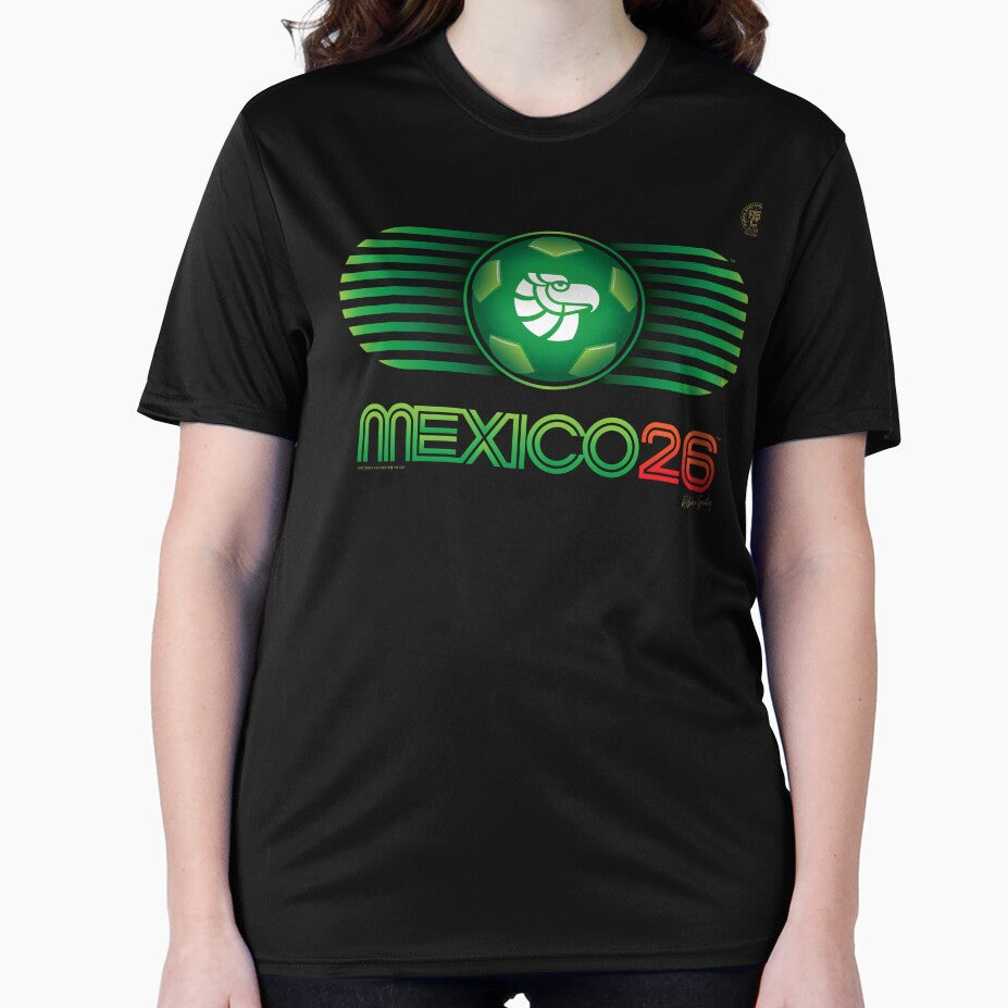 Mexico 26 World Cup Retro Logo. Autographed by RSC-STORE