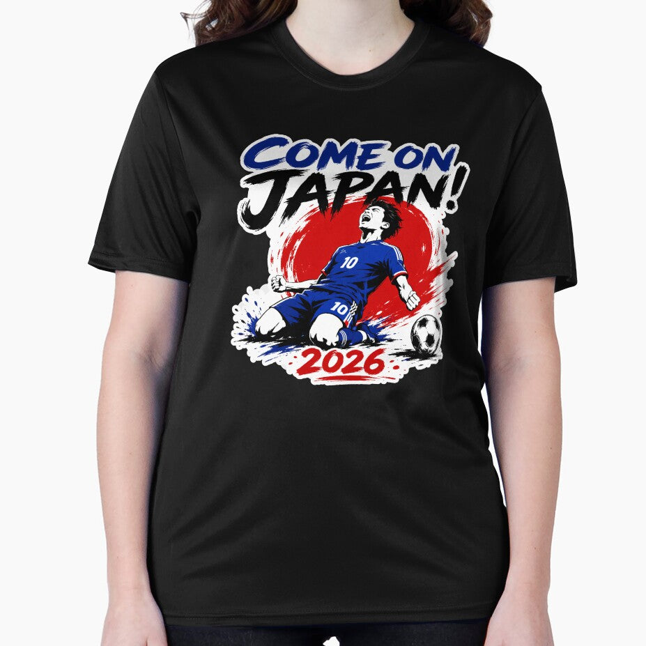 Japan 2026 Samurai Blue Football by RedCircleArt