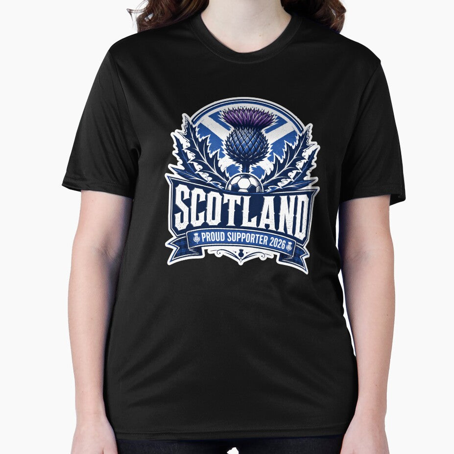 Scotland 2026 Thistle Football Crest by RedCircleArt