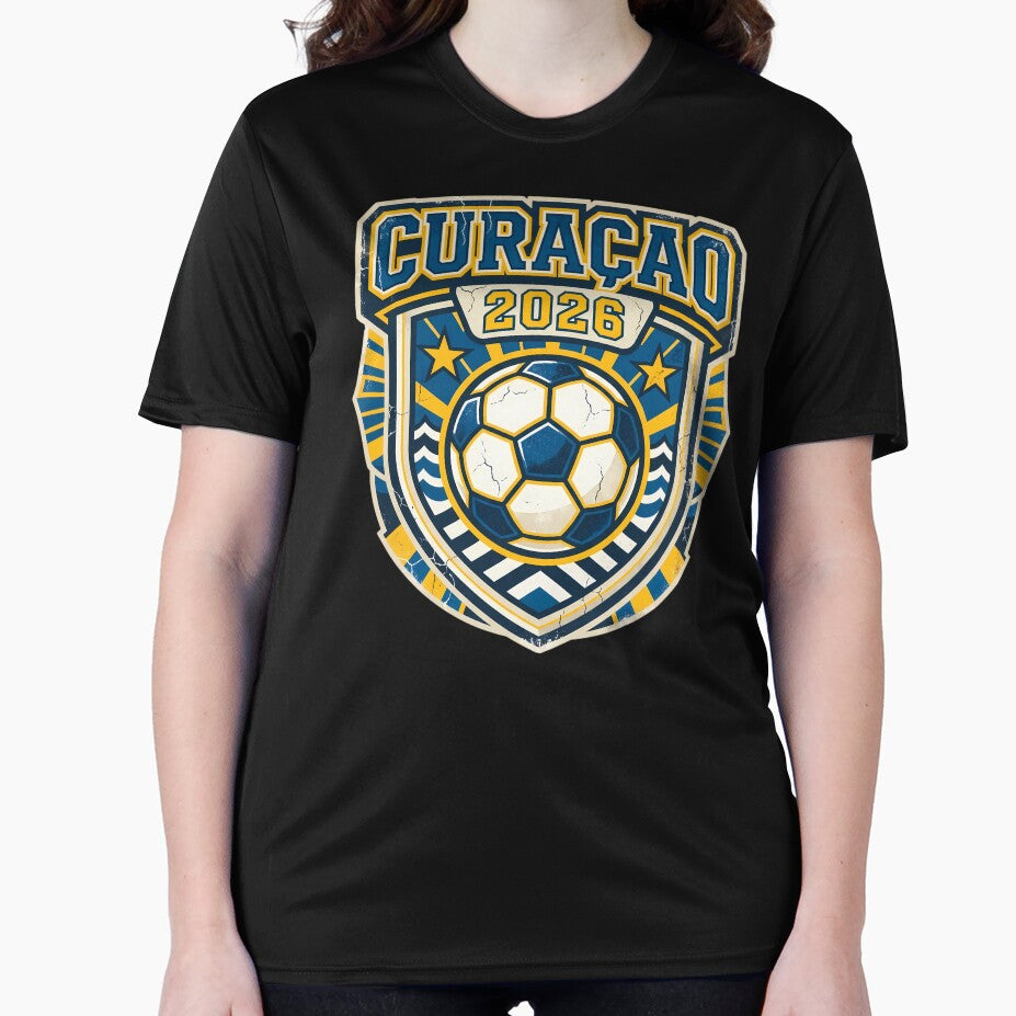 Curacao 2026 Retro Football Fan Crest by Saq2000