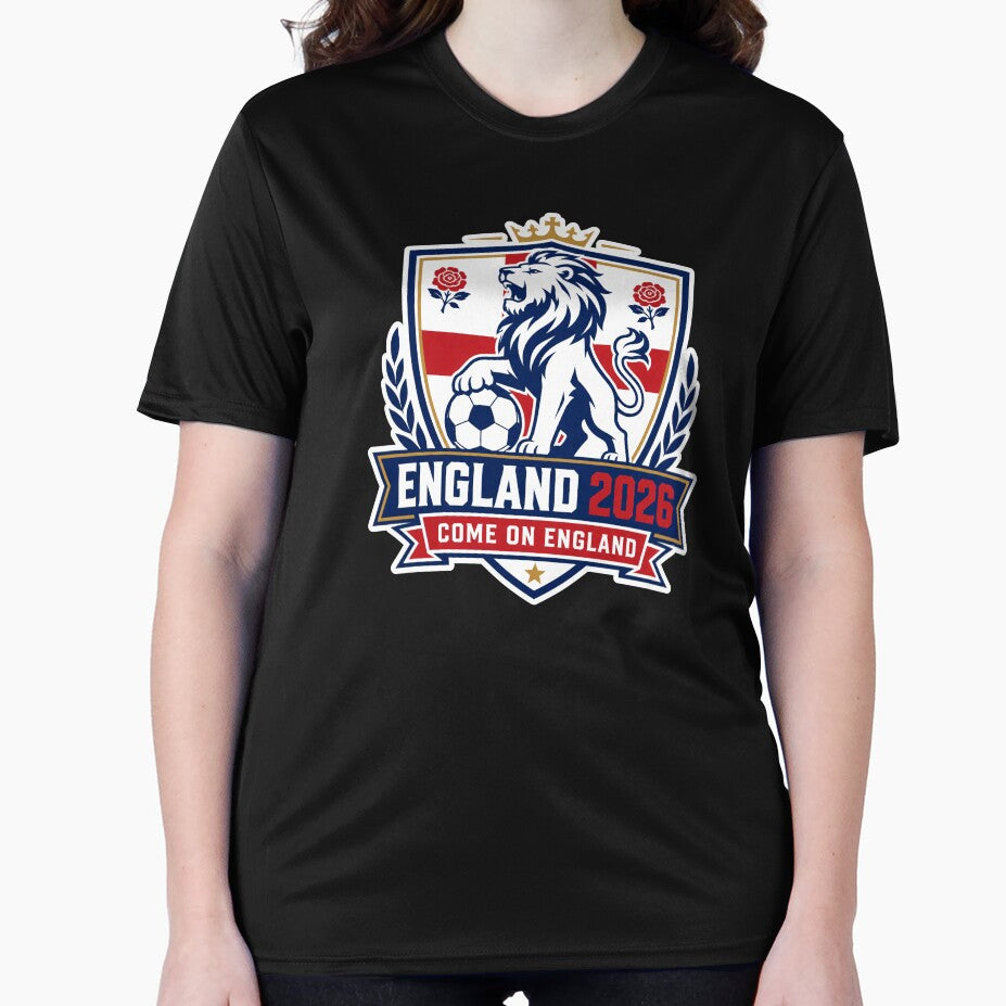 England 2026 Lion Football Team by RedCircleArt