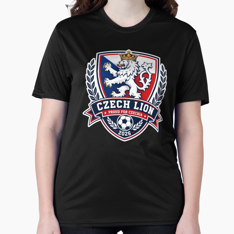 Czechia 2026 Lion Football Crest by RedCircleArt