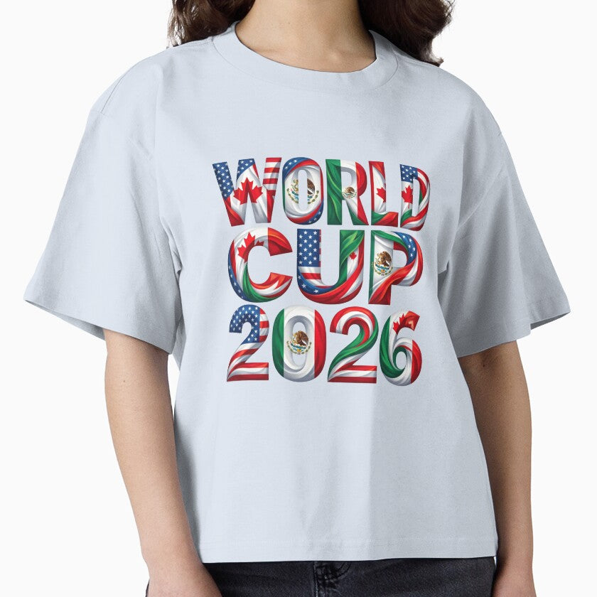 World Cup 2026 — Flag Text USA Canada Mexico Host Nations by David Mateo ArtWorks