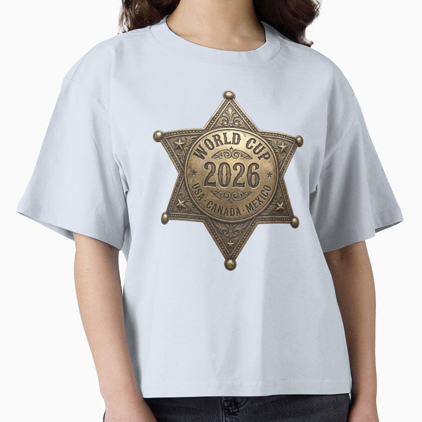 World Cup 2026 — Western Sheriff Star USA Canada Mexico Badge by David Mateo ArtWorks