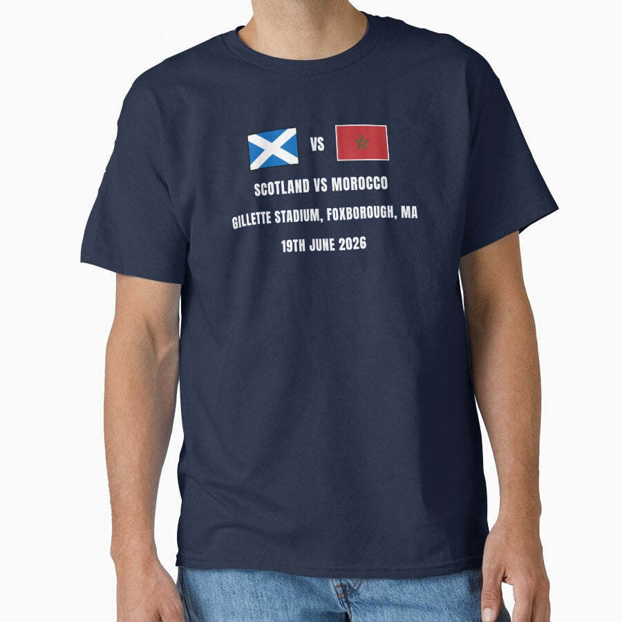 Scotland vs Morocco 19 June 2026 – Football Match Design Foxborough by The Hairy Melon
