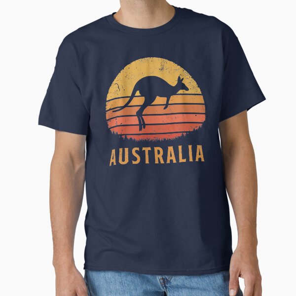 Australia Retro Kangaroo Classic T-Shirt