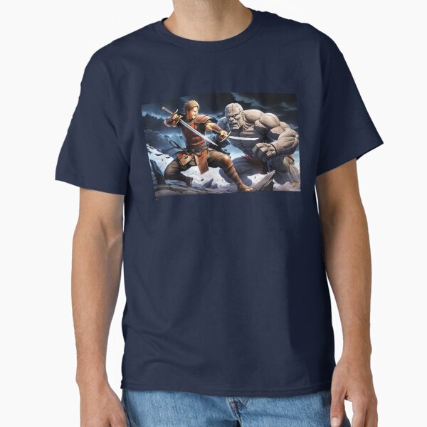 Samurai vs. Stone Monster Classic T-Shirt