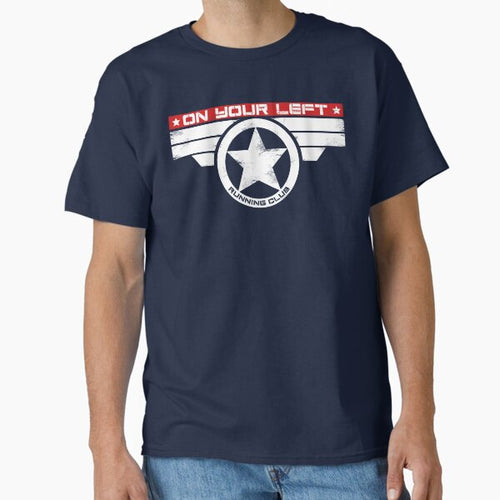"On Your Left Running Club" Hybrid Inverted Classic T-Shirt