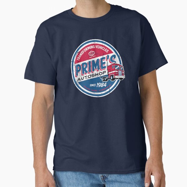 Prime's Autoshop - Vintage Distressed Style - Garage  Classic T-Shirt