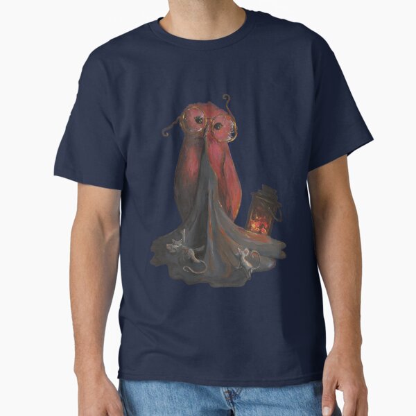 Unlikely Friends Cutout- Owl and Mouse Illustration Classic T-Shirt