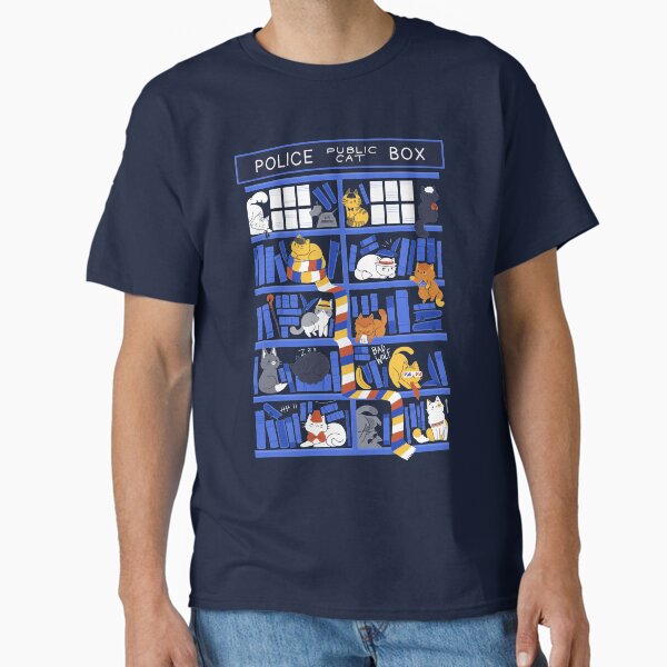 Library Box Who Classic T-Shirt