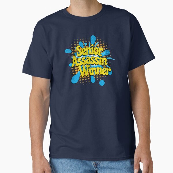 Senior Assassin Winner School Graduation Water Game Classic T-Shirt