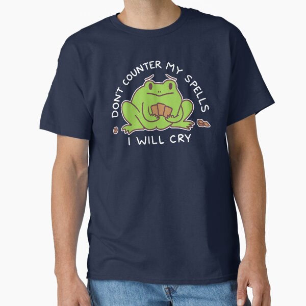 Funny Trading Card Game Frog Don't Counter My Spells Classic T-Shirt