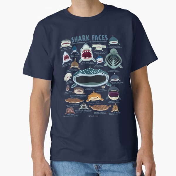 Shark Faces Classic T-Shirt