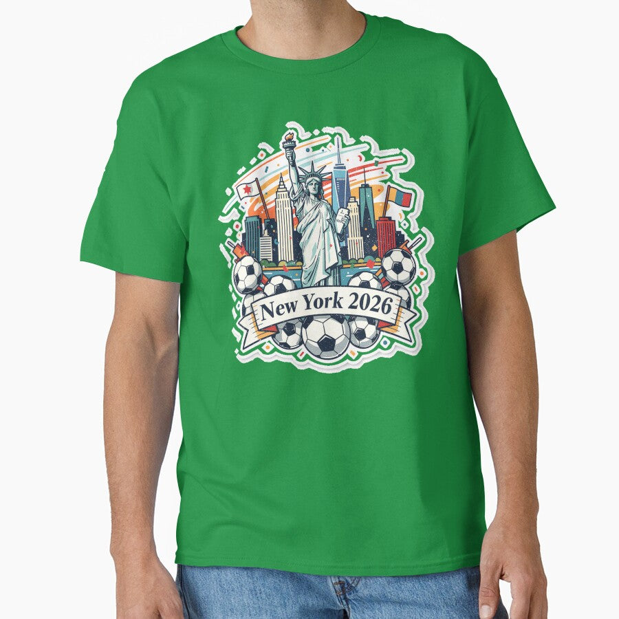 New York 2026 Statue of Liberty Soccer by Modefissi