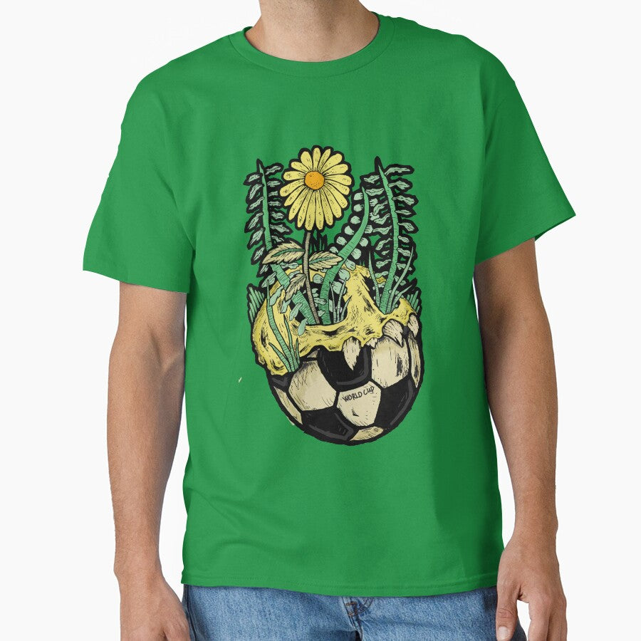 forever football fan skull and botany by delyo