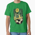 forever football fan skull and botany by delyo