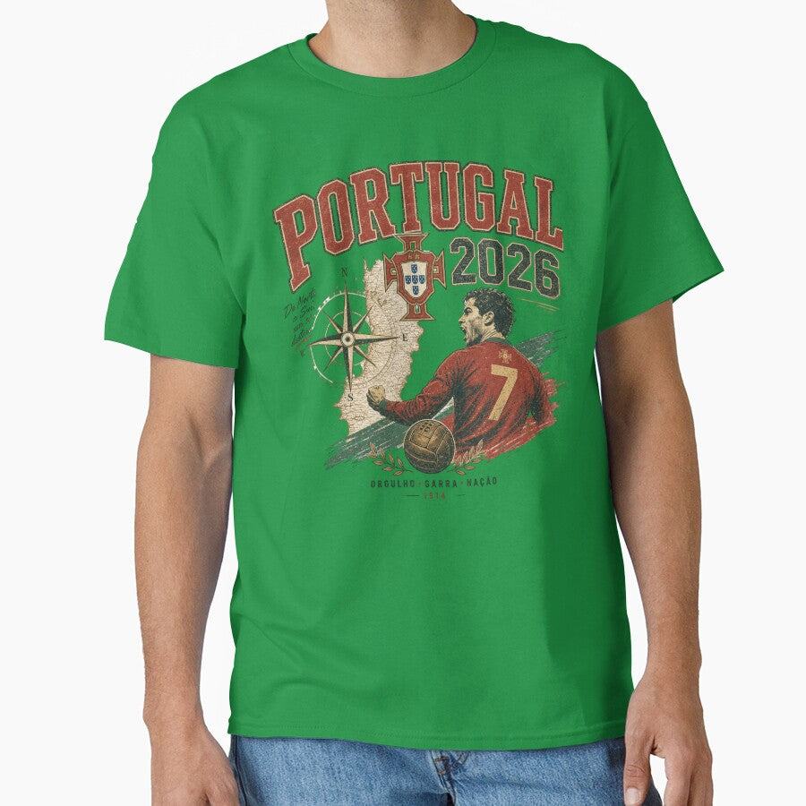 Portugal 2026 Football World Cup Glory | Seleção Fan Supporter Shirt by rushaib