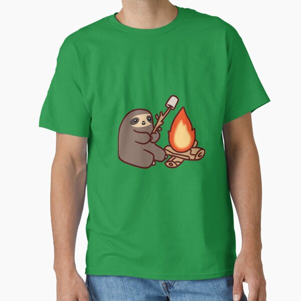 Campfire Sloth Classic T-Shirt