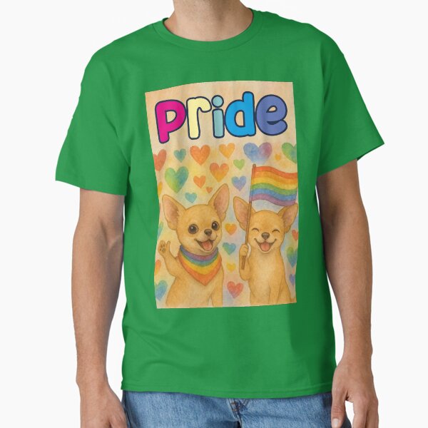 funny Chihuahuas celebrate Pride Month Classic T-Shirt