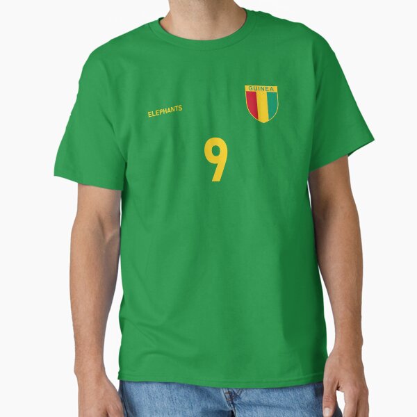 Guinea Soccer Pride Retro Football Jersey for Fans Classic T-Shirt