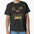 For Glory Football 2026 Canada | Canadian Soccer Fan Pride | Gold Football Design | Canada Supporter by Art IN Pack