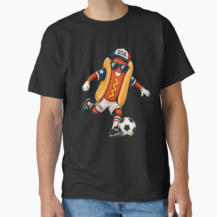 USA Soccer Hot Dog Fan Mascot by MotivaChic