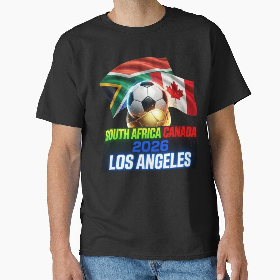 South Africa vs Canada 2026 World Cup Glowing Soccer Ball Poster by Nexus Space