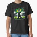 Brazil Soccer Player Goal Celebration — Brazilian Flag Football Fan by icemanphotos