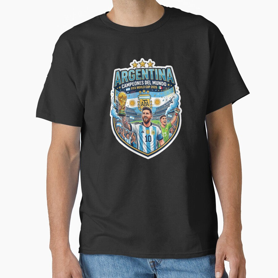 Argentina Campeones Del Mundo 2026 | Messi World Cup Champion Fan Art | Argentina Football Sticker by iamamiraj