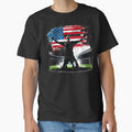 USA Soccer Player Goal Celebration — American Flag Football Fan by icemanphotos