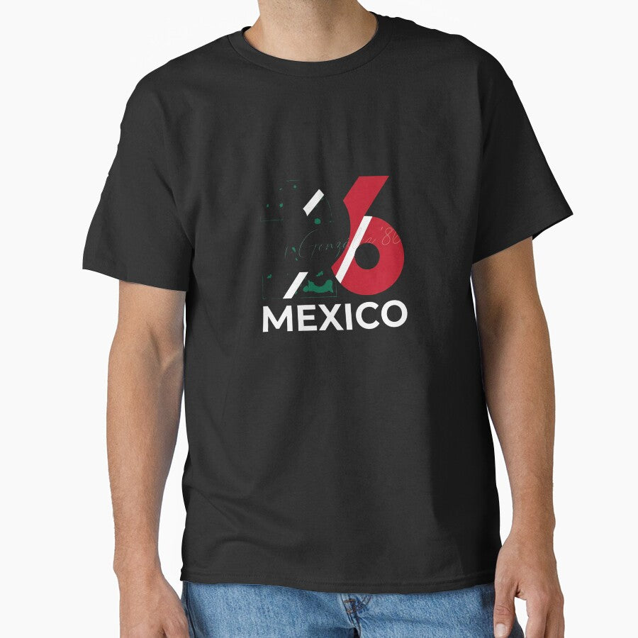 Retro Mexico World Cup Classic T-Shirt by DArtfulStudio