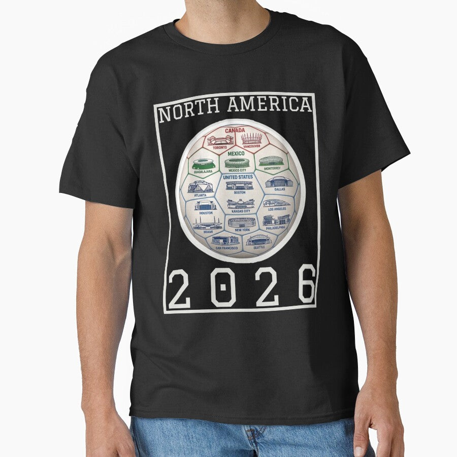 North America 2026 Soccer/Football Stadiums and Host Cities by SHELOPS