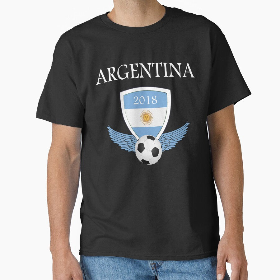 Argentina Soccer TShirt for Russia 2018 by SacCityThreads