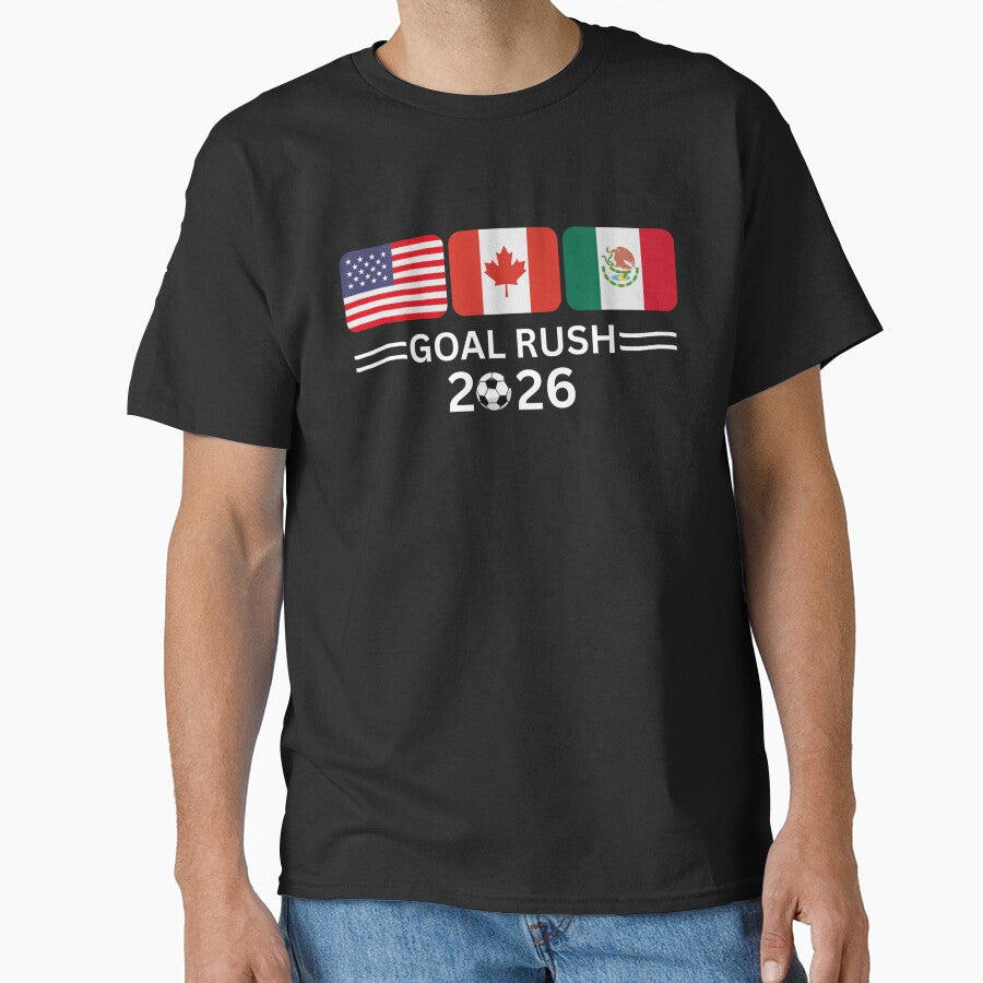 Goal Rush 2026 Soccer Football Fan World Cup 2026 by Thread&Fable