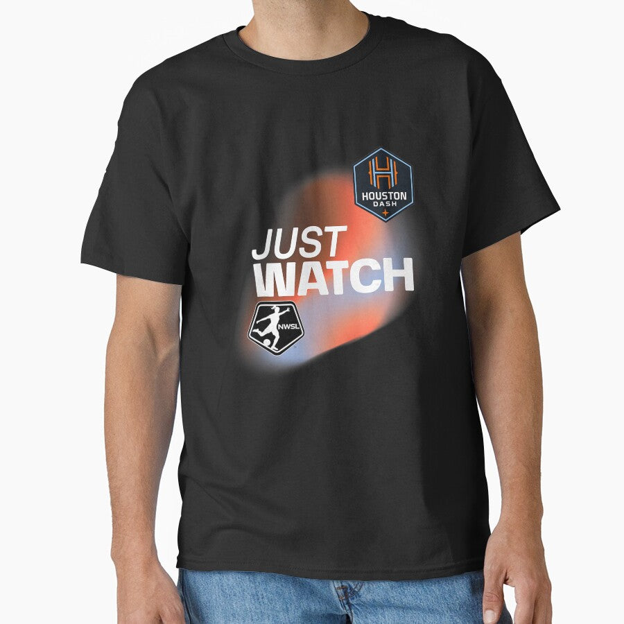 Houston Dash Just Watch Poster Design Today Graphic by JanayMcgoldric
