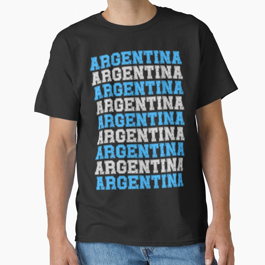 Vintage Team Argentina Flag Soccer Fan 2026 by legendaryskins