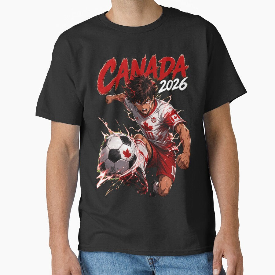 Intense Canada Anime Soccer Striker - World Cup 2026 by Senpai Syndicate