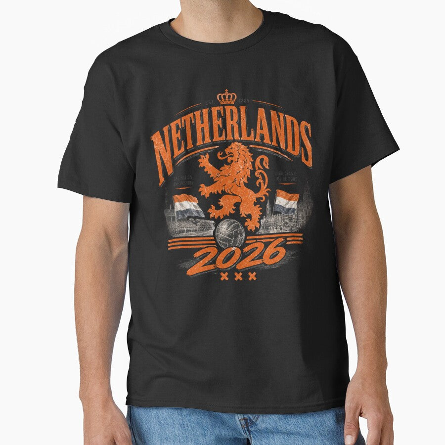 Netherlands 2026 Football World Cup Glory | Oranje Fan Supporter Shirt by rushaib