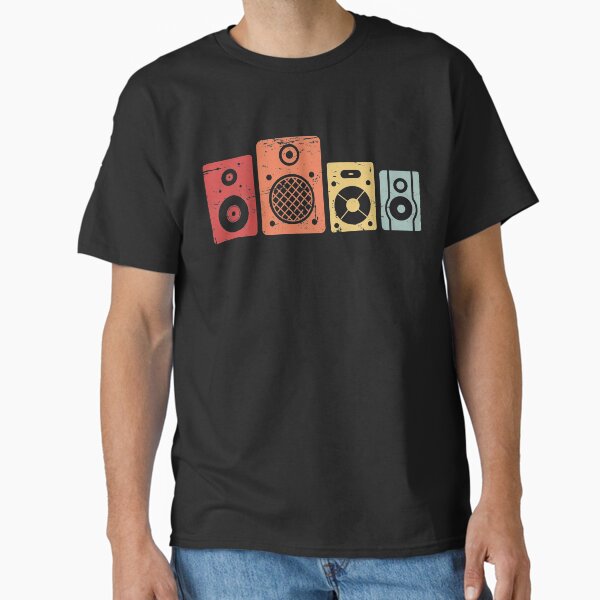 Retro Vintage Audiophile Speakers Classic T-Shirt