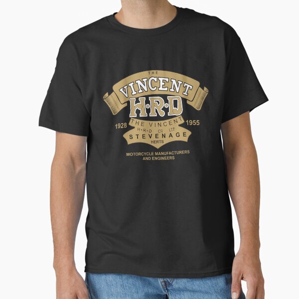 Vincent HRD Motorcycle Logo Classic T-Shirt