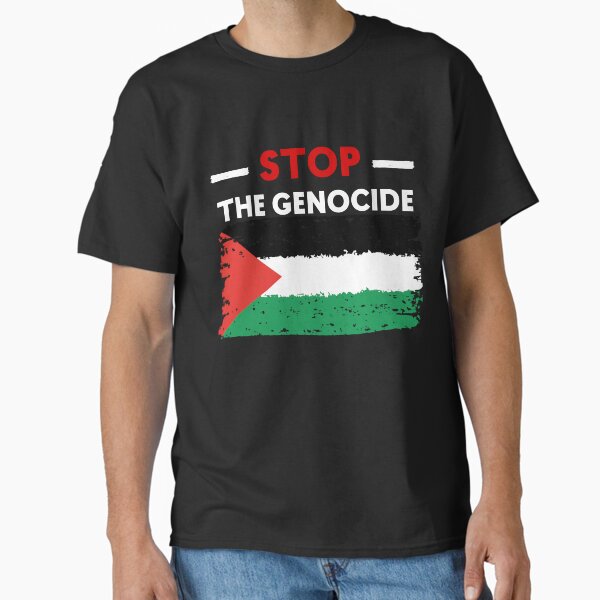 Free Palestine stop the genocide peace in gaza Classic T-Shirt