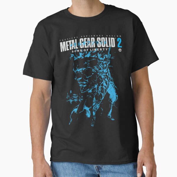 MGS2 - Snake and Raiden Cover (Blue Version) Classic T-Shirt