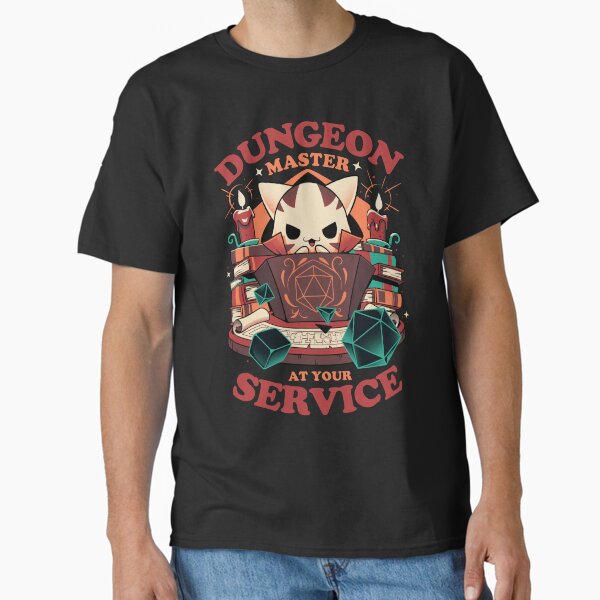 Dungeon Master's Call - Evil Cat Gamer Classic T-Shirt