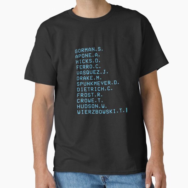 Aliens Movie - Colonial Marines [Death Order] Classic T-Shirt