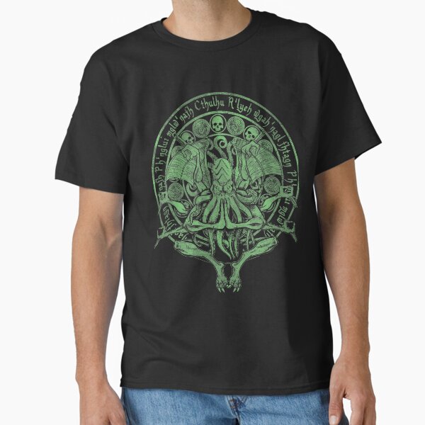 The Idol Sick Green Variant Cthulhu God Art Classic T-Shirt