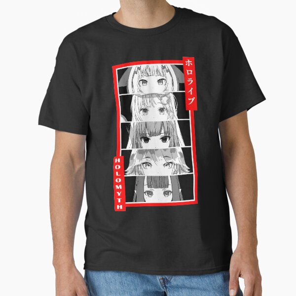 Hololive EN Holomyth Black & White Panel  Classic T-Shirt