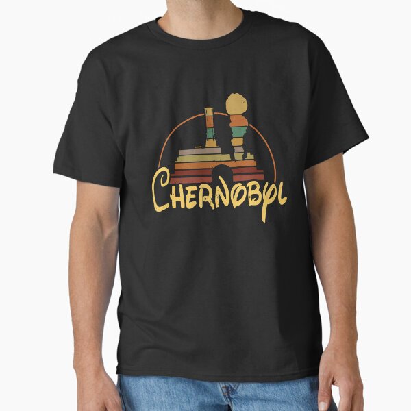T Chernobyl Fantasy Logo RBMK Roentgen Not Great Not Terrible Nuclear Power Liquidator Station Roentgen Radiation AMZ Classic T-Shirt