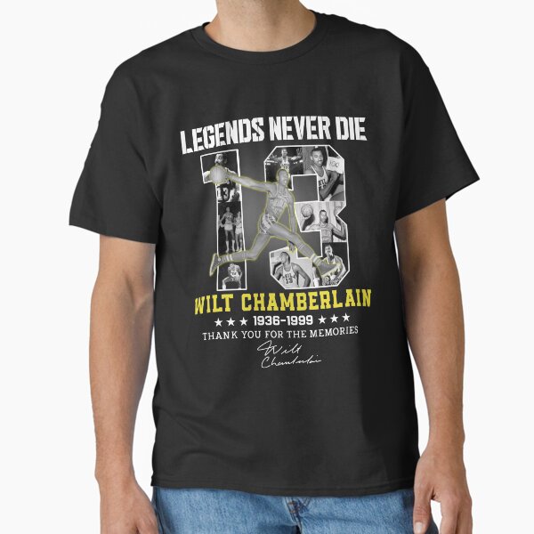Wilt Chamberlain Basketball Legend Signature Vintage Retro 80s 90s Bootleg Rap Style Classic T-Shirt