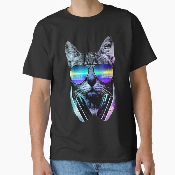 Music Lover Cat Classic T-Shirt